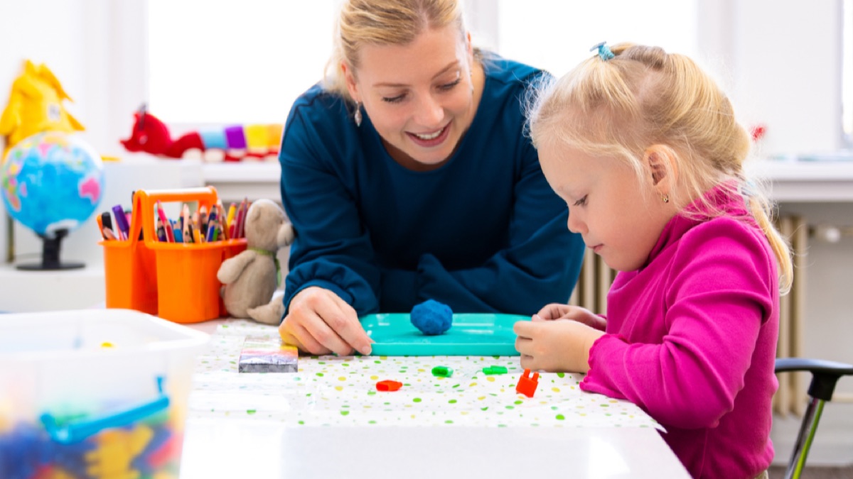 Pediatric occupational therapy session, MyTherapyWizard clinical intelligence
